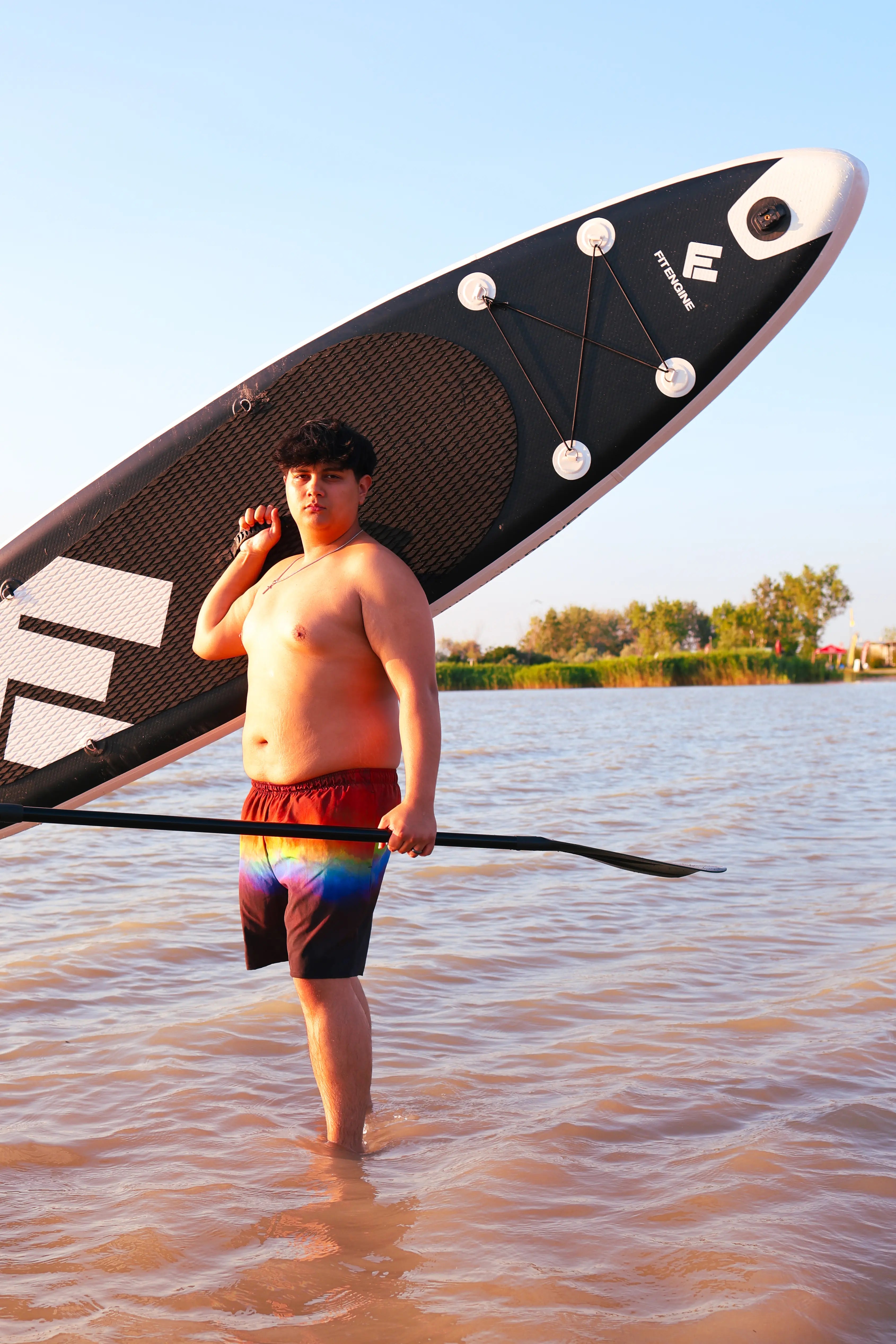 Herren Badeshorts | Aurora Ember | Recycelt | Christine Wagner