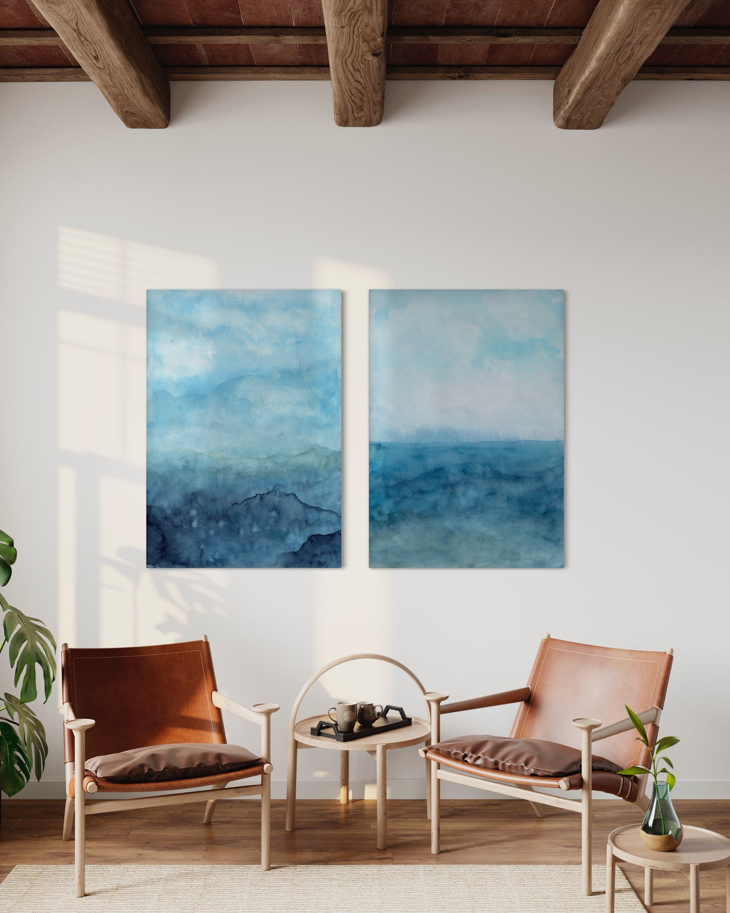 Ocean & Sky - Landschaft - Kunstdruck - Christine Wagner