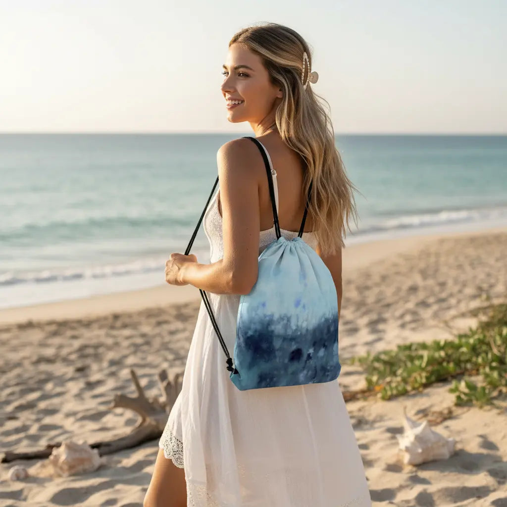 Turnbeutel - Sportbeutel | Zen Mind Aquarell | Christine Wagner