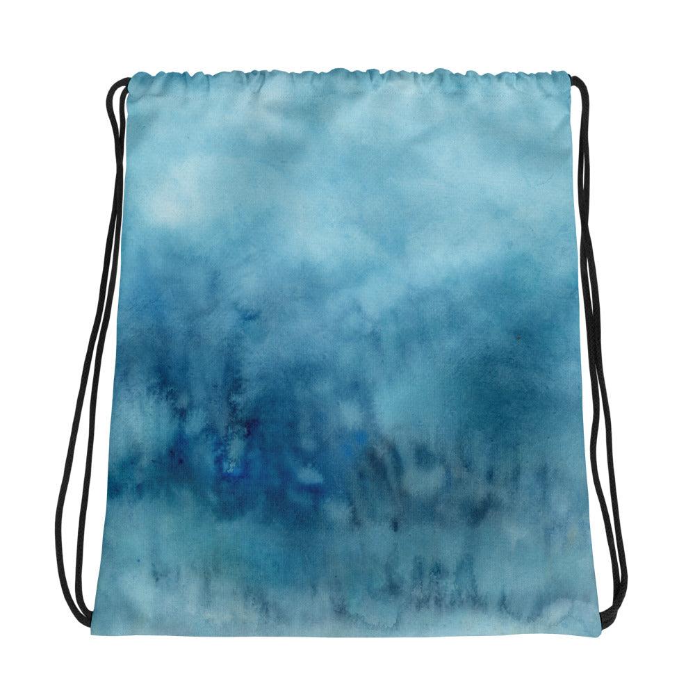 Turnbeutel - Sportbeutel | Play of Clouds & Rain Aquarell | Christine Wagner - Christine Wagner