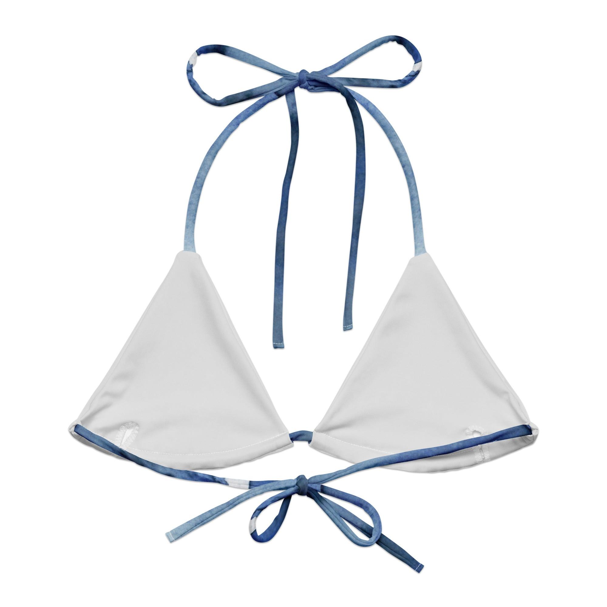 Triangel-Bikini Oberteil | Deeper into the Blue - Recycelt - Christine Wagner