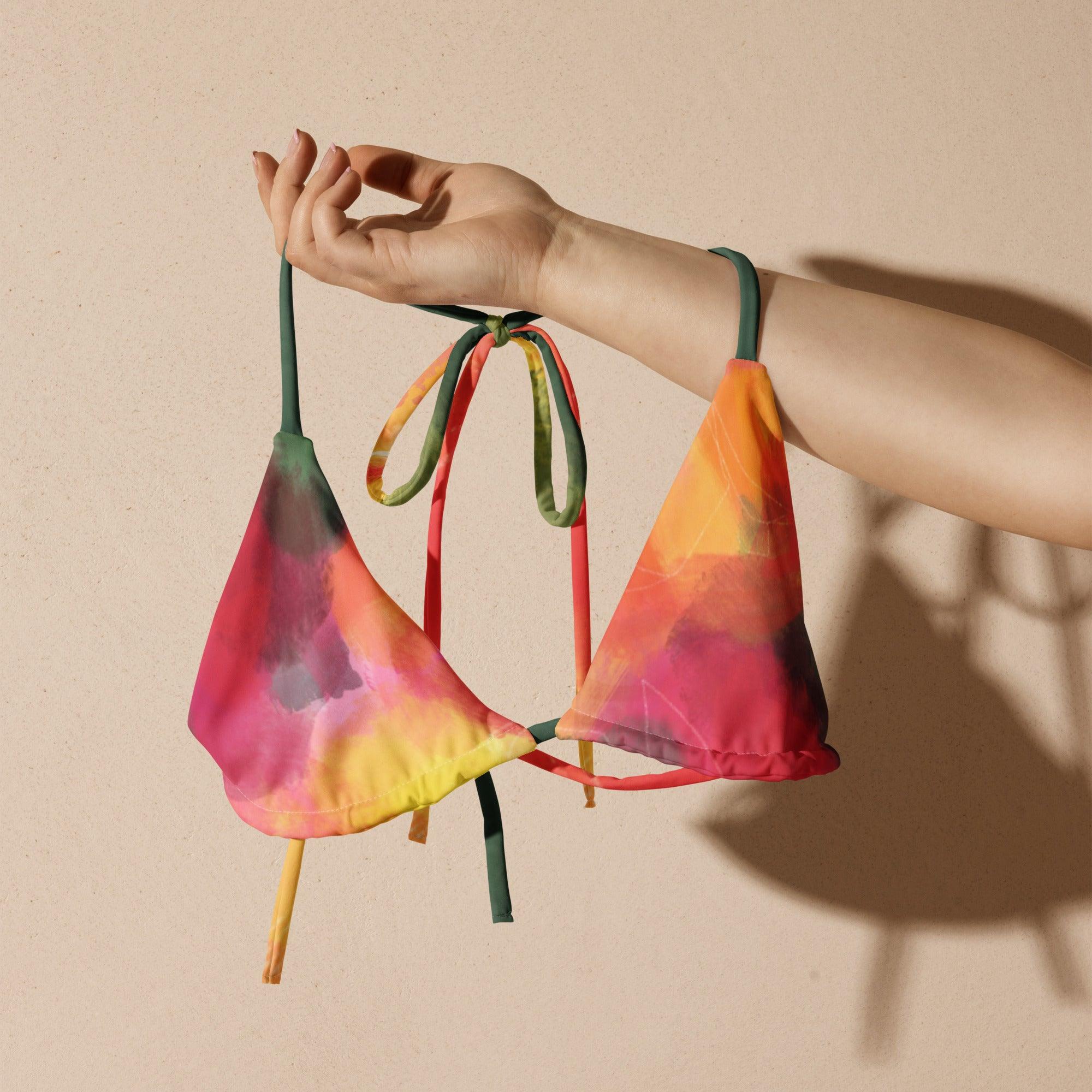 Triangel-Bikini Oberteil | Frühlingsrausch - Recycelt - Christine Wagner