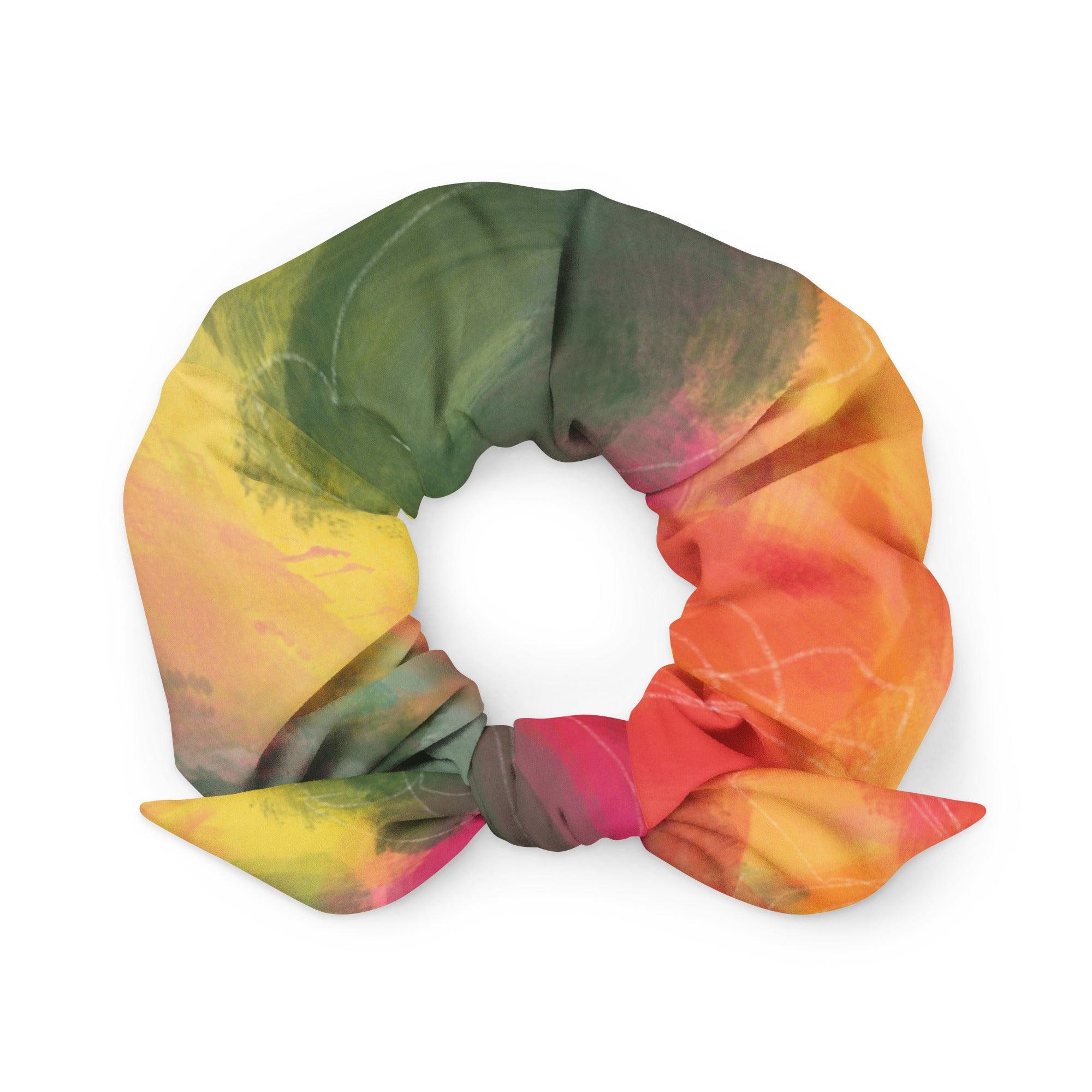 Haargummi - Scrunchie | Frühlingsrausch | Recycelt | Christine Wagner - Christine Wagner