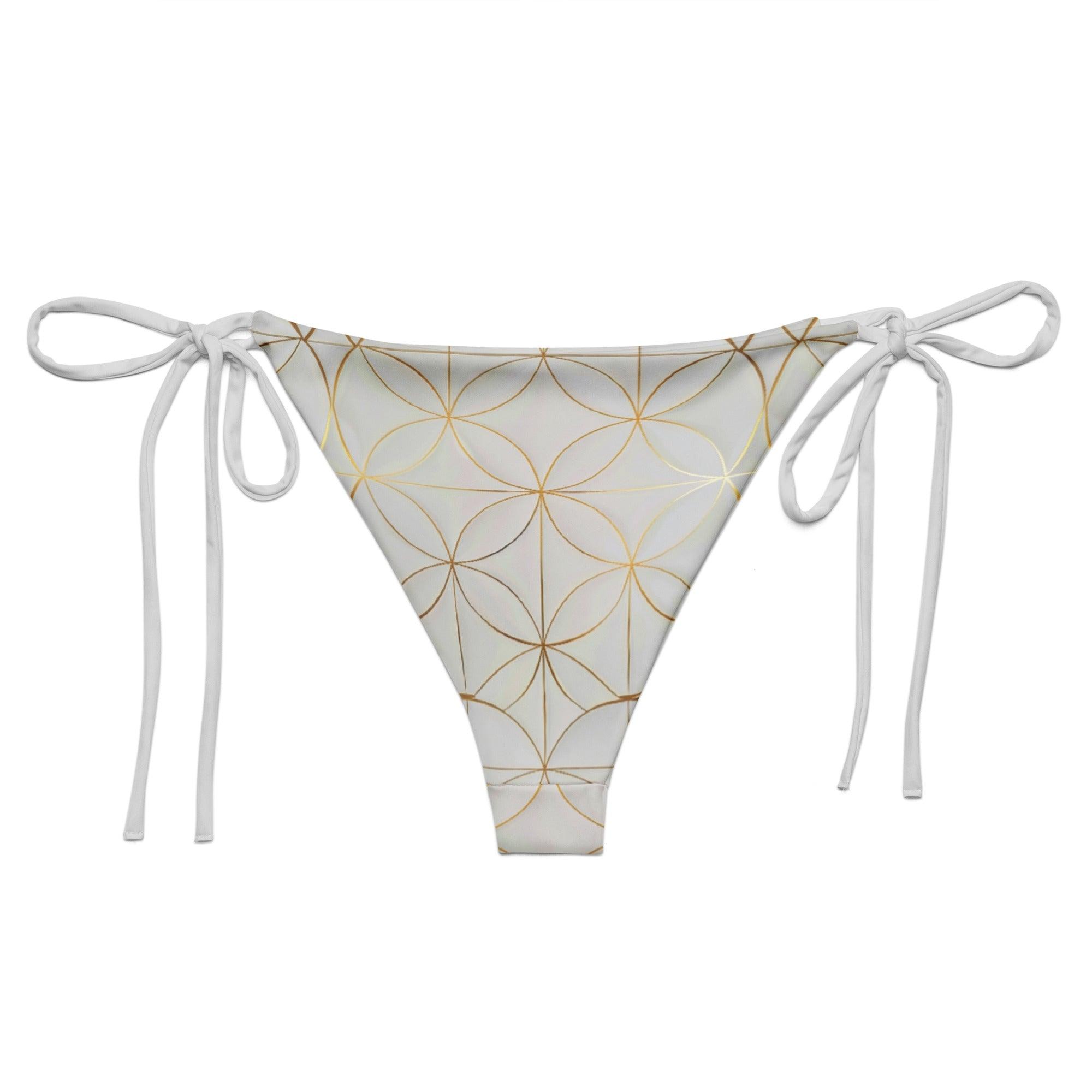 Brazilian-Bikinihose | Golden Matrix - Recycelt - Christine Wagner