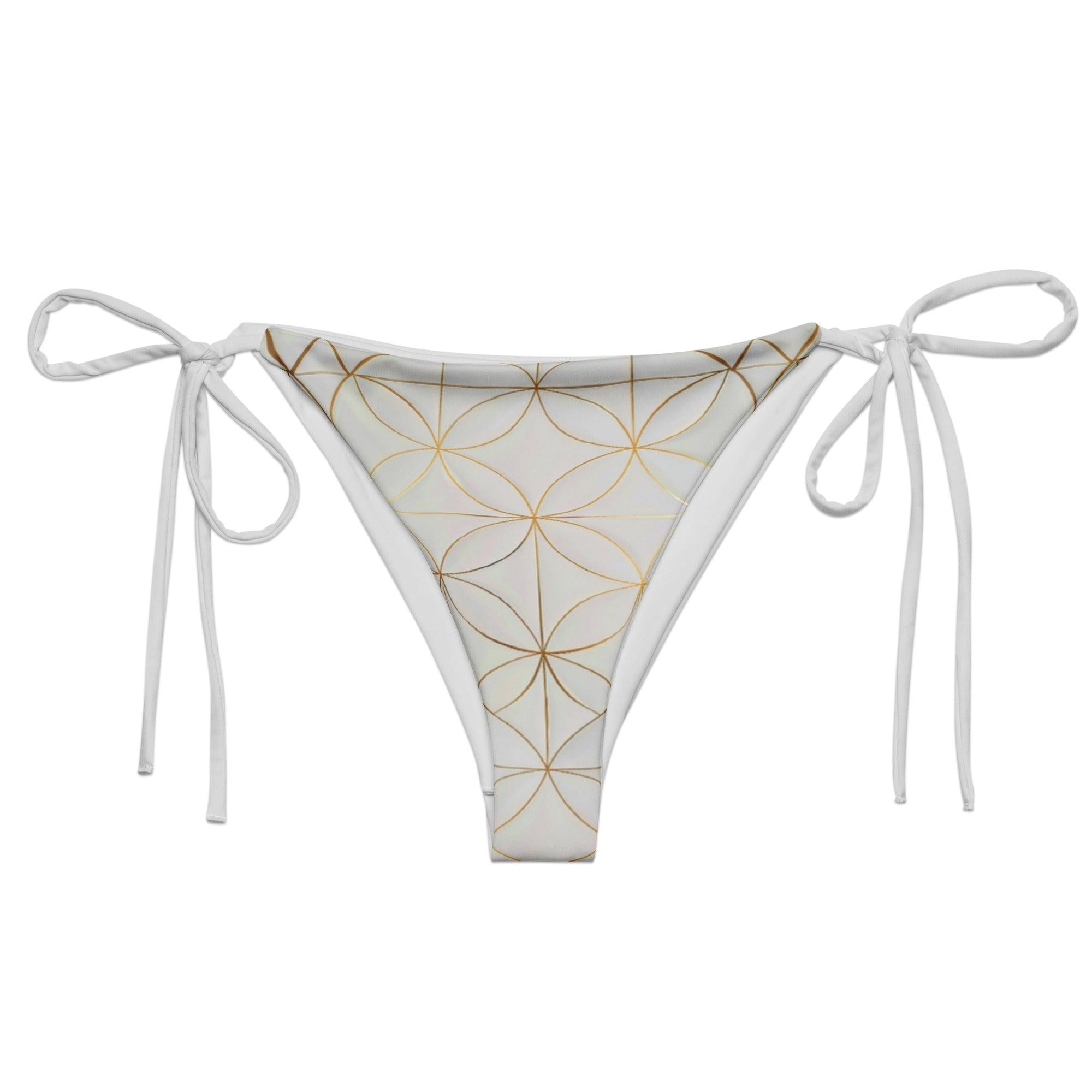 Brazilian-Bikinihose | Golden Matrix - Recycelt - Christine Wagner