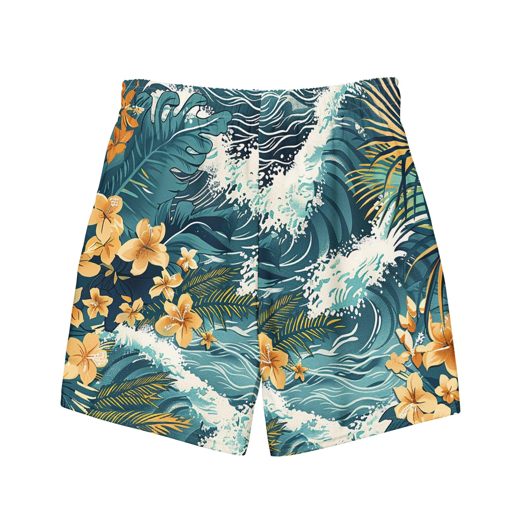 Herren Badeshorts | Island Vibes| Recycelt - Christine Wagner