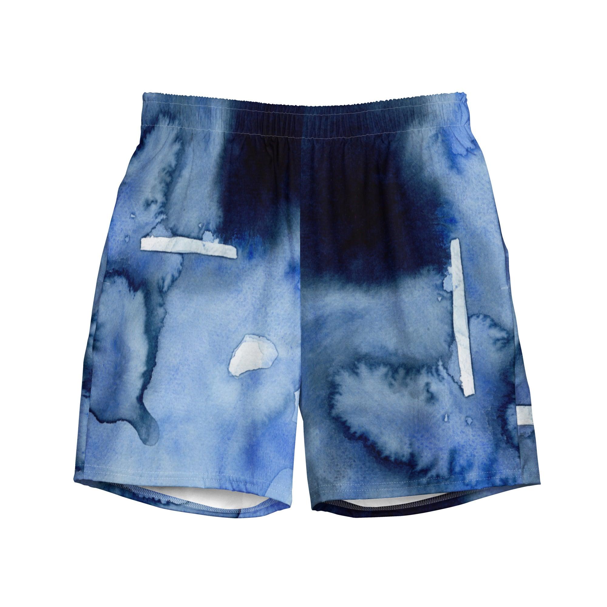 Herren Badeshorts | Deeper into the Blue| Recycelt - Christine Wagner