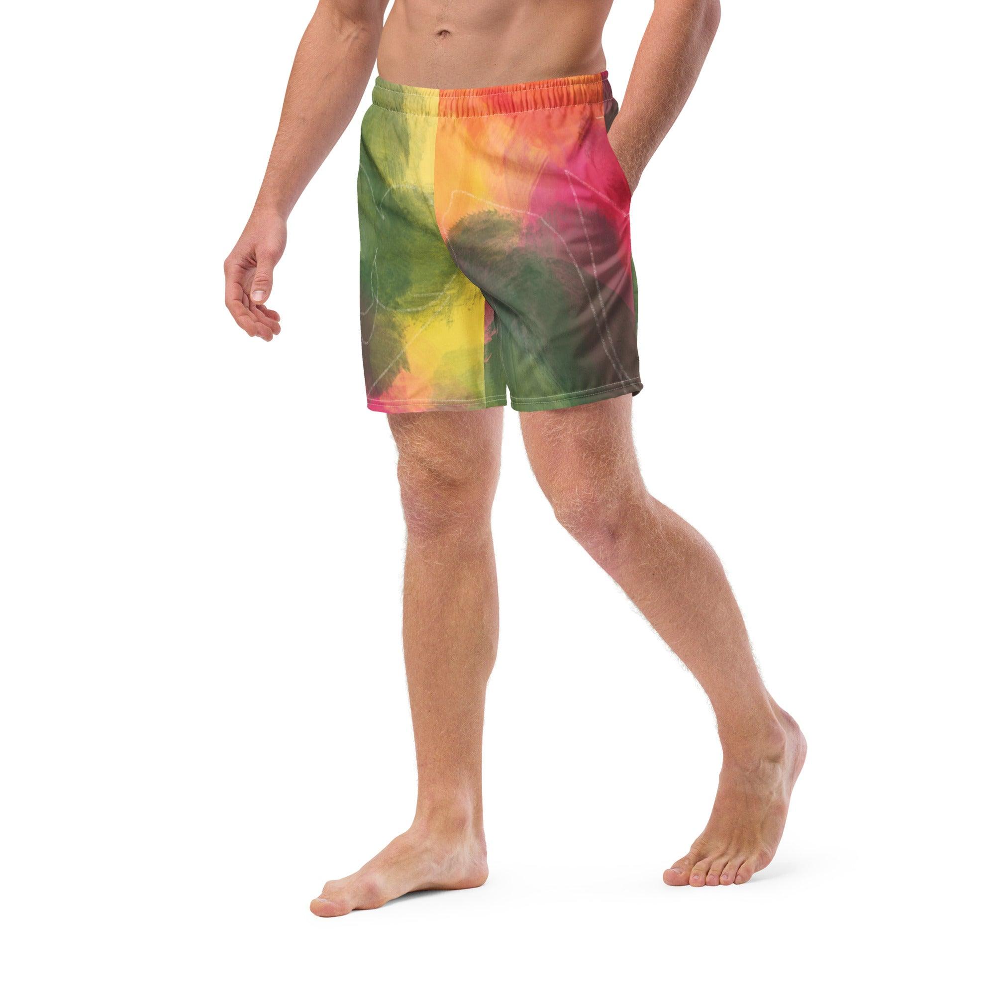 Herren Badeshorts | Frühlingsrausch | Recycelt - Christine Wagner