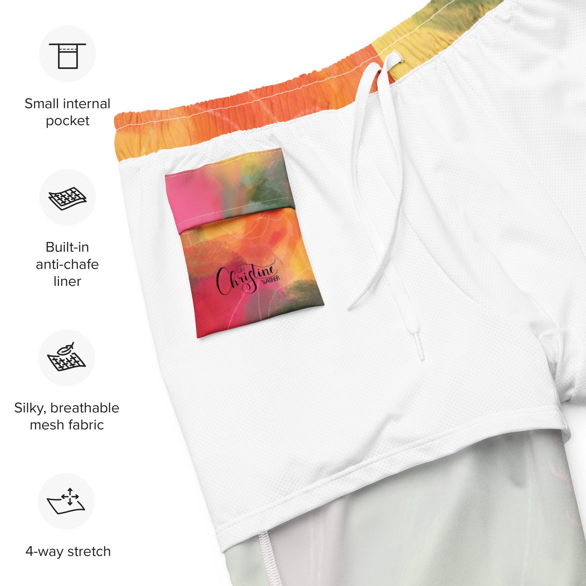 Herren Badeshorts | Frühlingsrausch | Recycelt - Christine Wagner