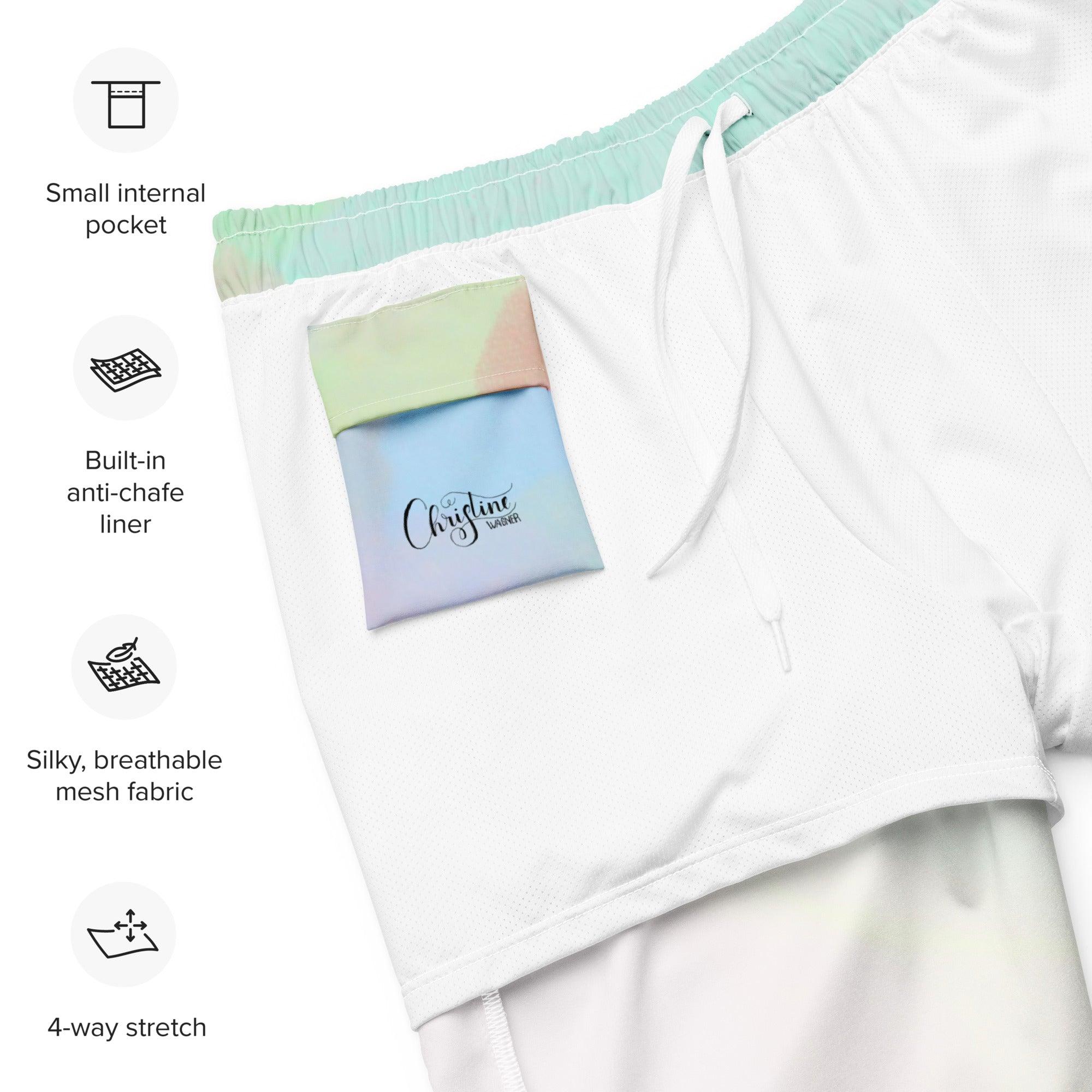 Herren Badeshorts | Electric Pistachio | Recycelt - Christine Wagner