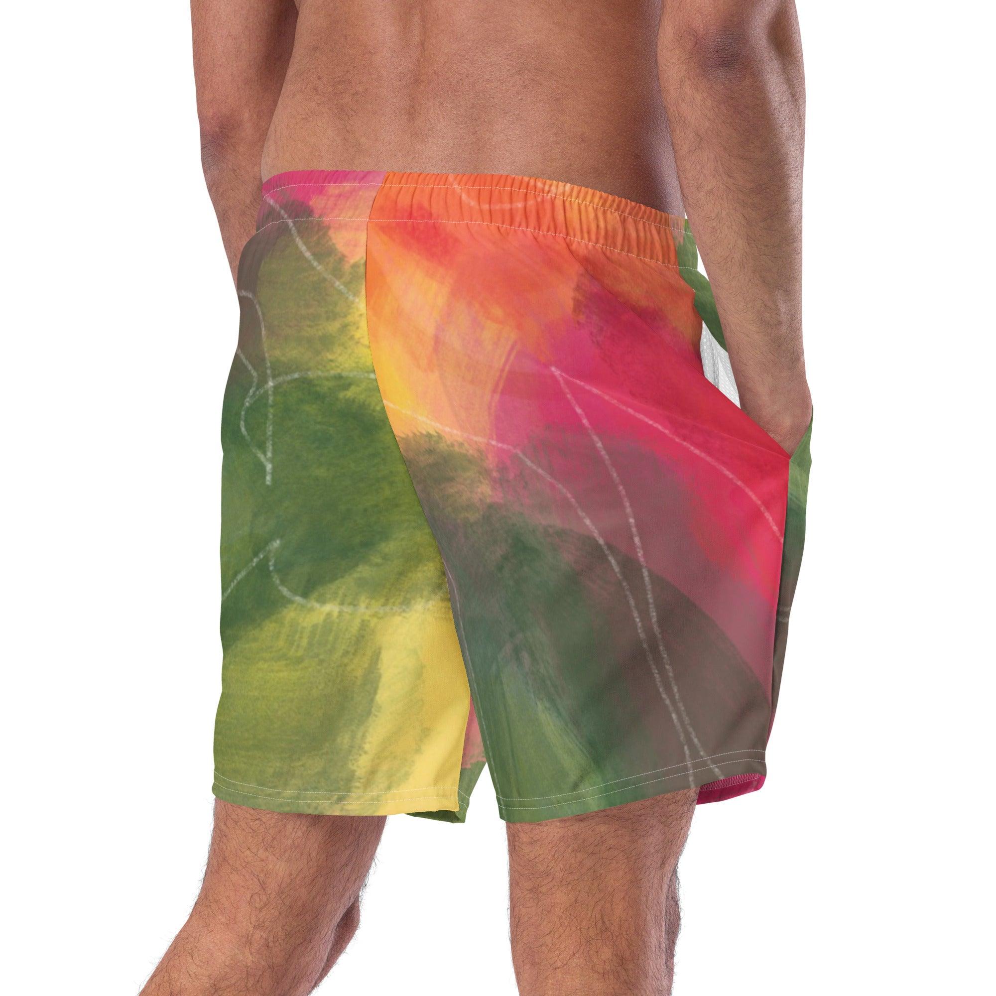 Herren Badeshorts | Frühlingsrausch | Recycelt - Christine Wagner