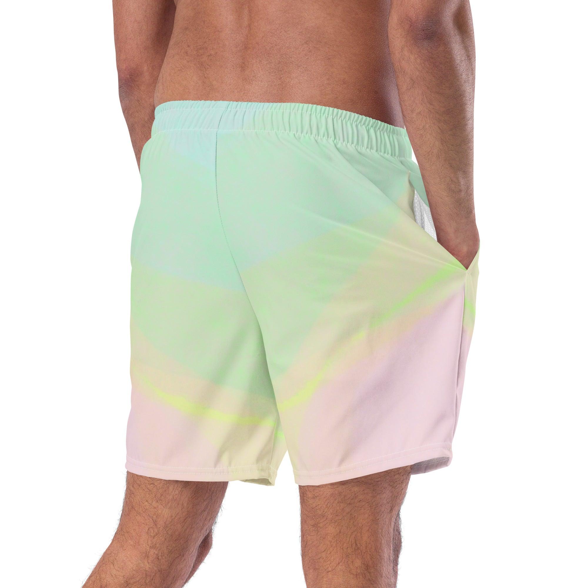 Herren Badeshorts | Electric Pistachio | Recycelt - Christine Wagner