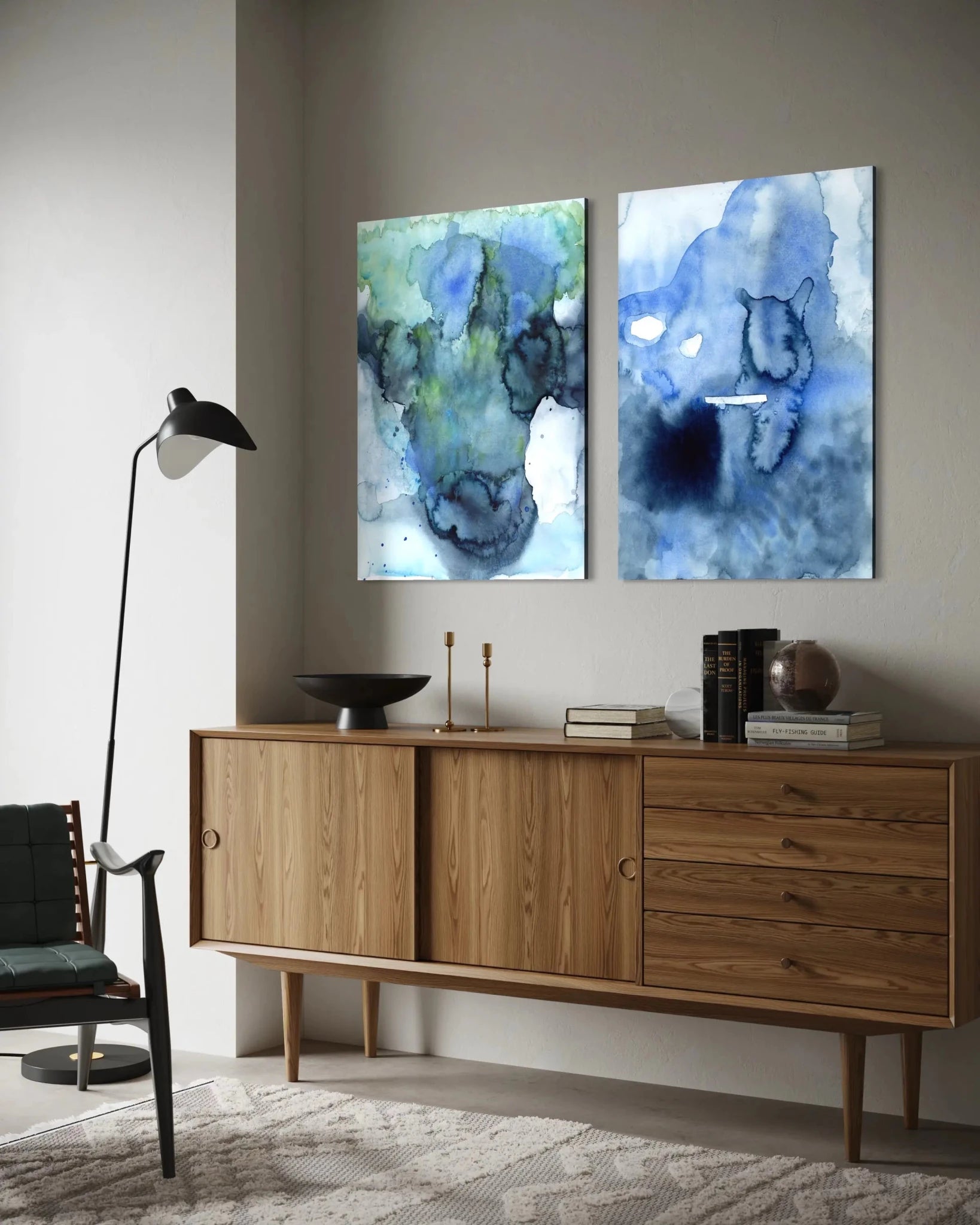 Earth Aquarell | Leinwandbild | Christine Wagner - Leinwandbild - Christine Wagner Studio