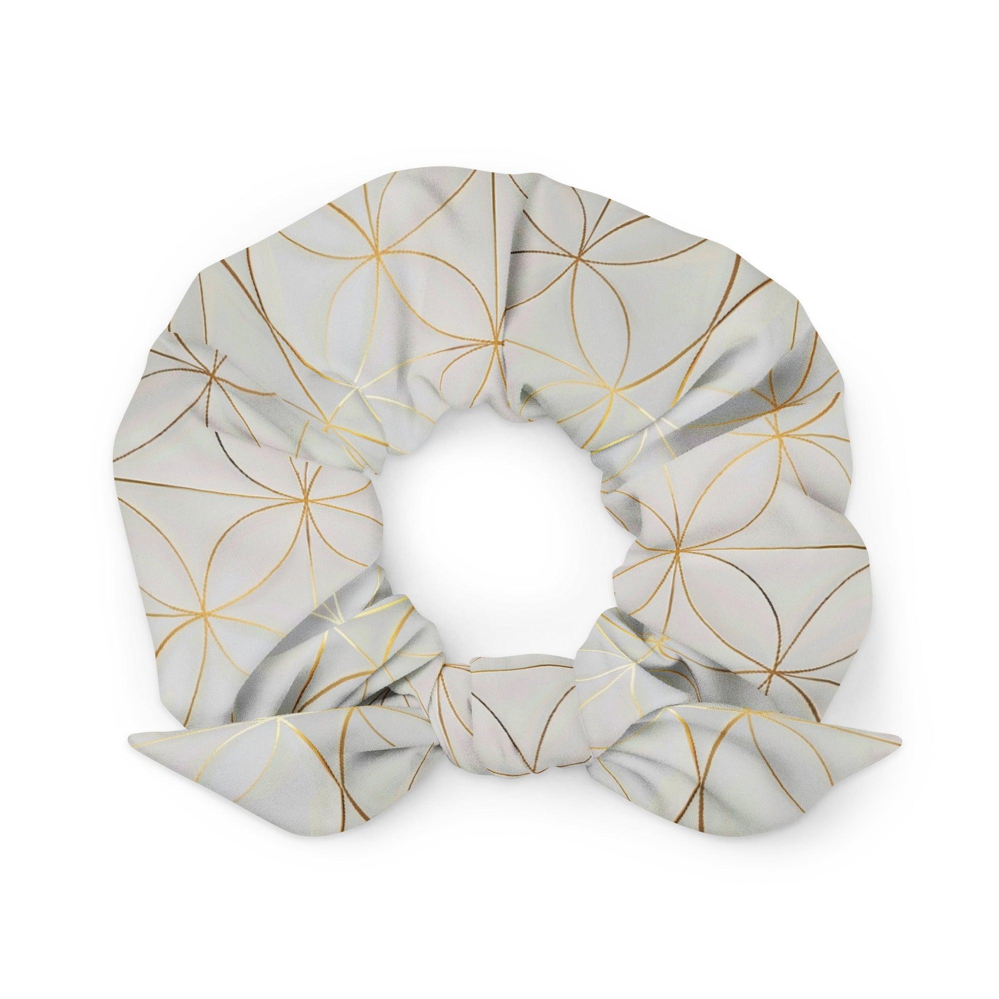 Haargummi - Scrunchie | Golden Matrix | Recycelt | Christine Wagner - Haargummi - Christine Wagner Studio