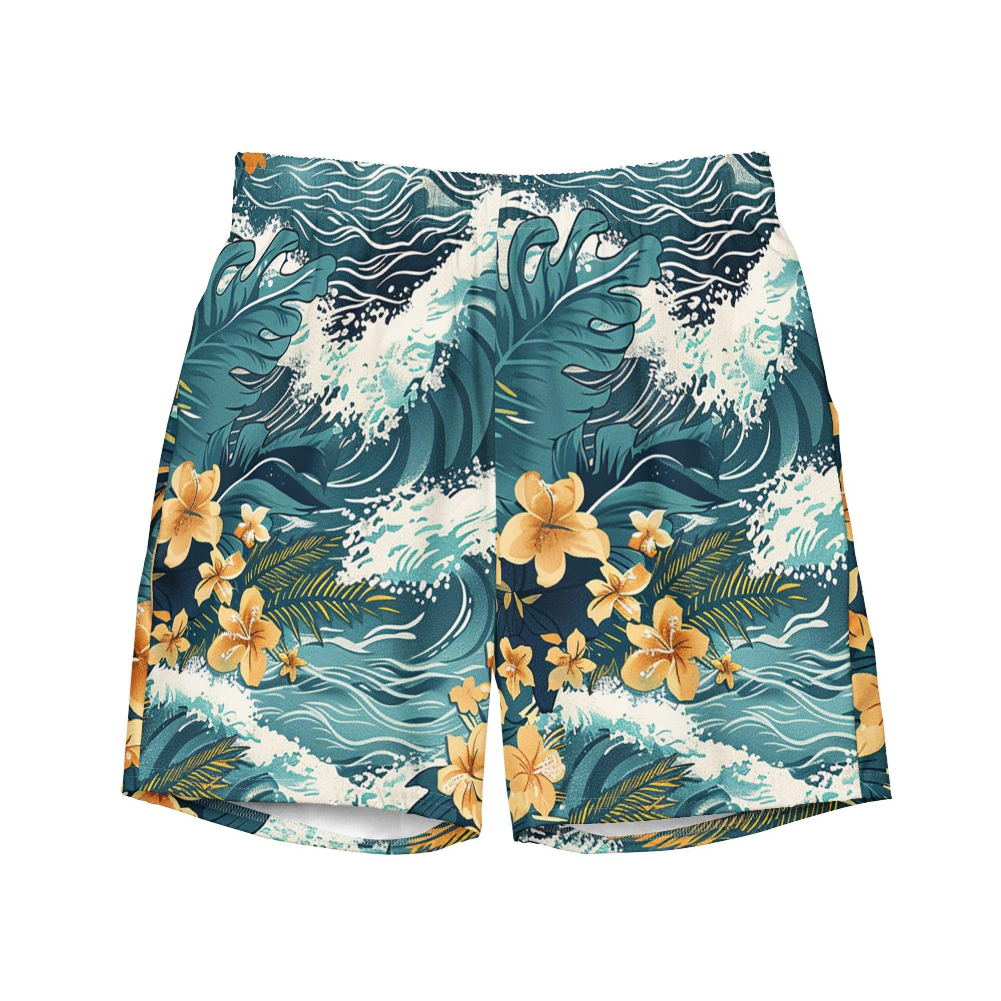 Herren Badeshorts | Island Vibes| Recycelt - Badeshorts - Christine Wagner Studio