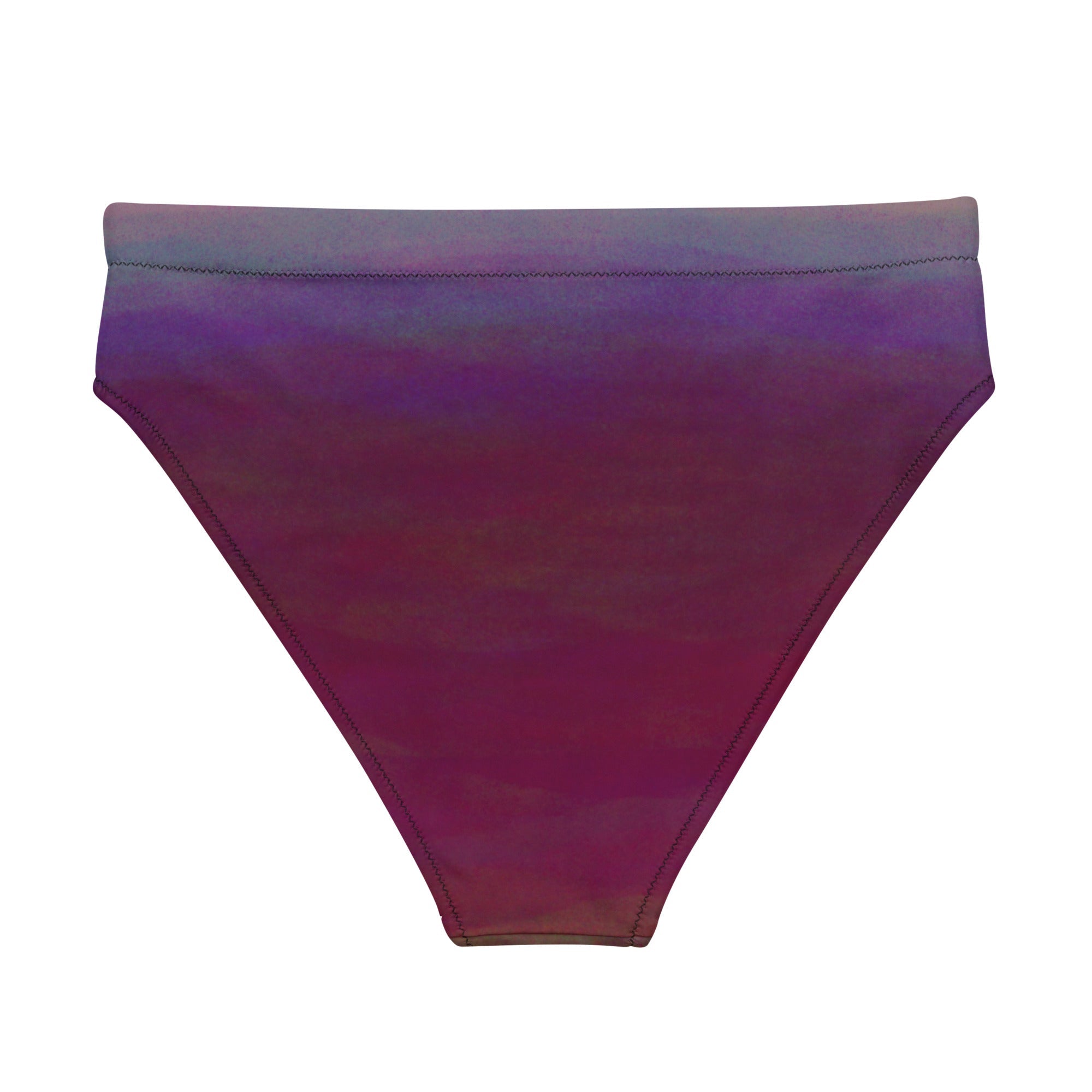 High - Waist Bikinihose | Aurora Night – Recycelt | Christine Wagner - Bikini - Christine Wagner Studio