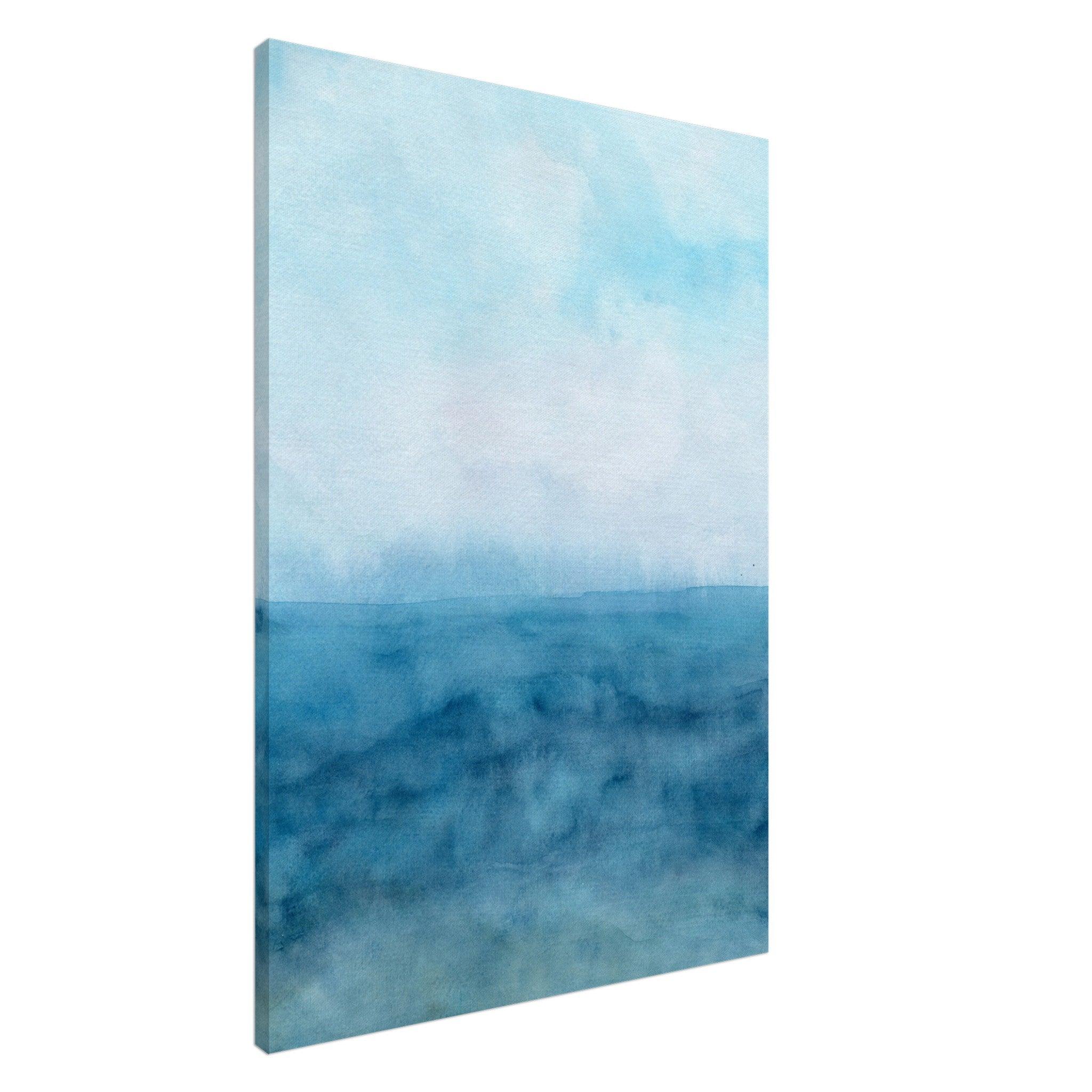 Ocean & Sky Aquarell | Leinwandbild | Christine Wagner - Leinwandbild - Christine Wagner Studio