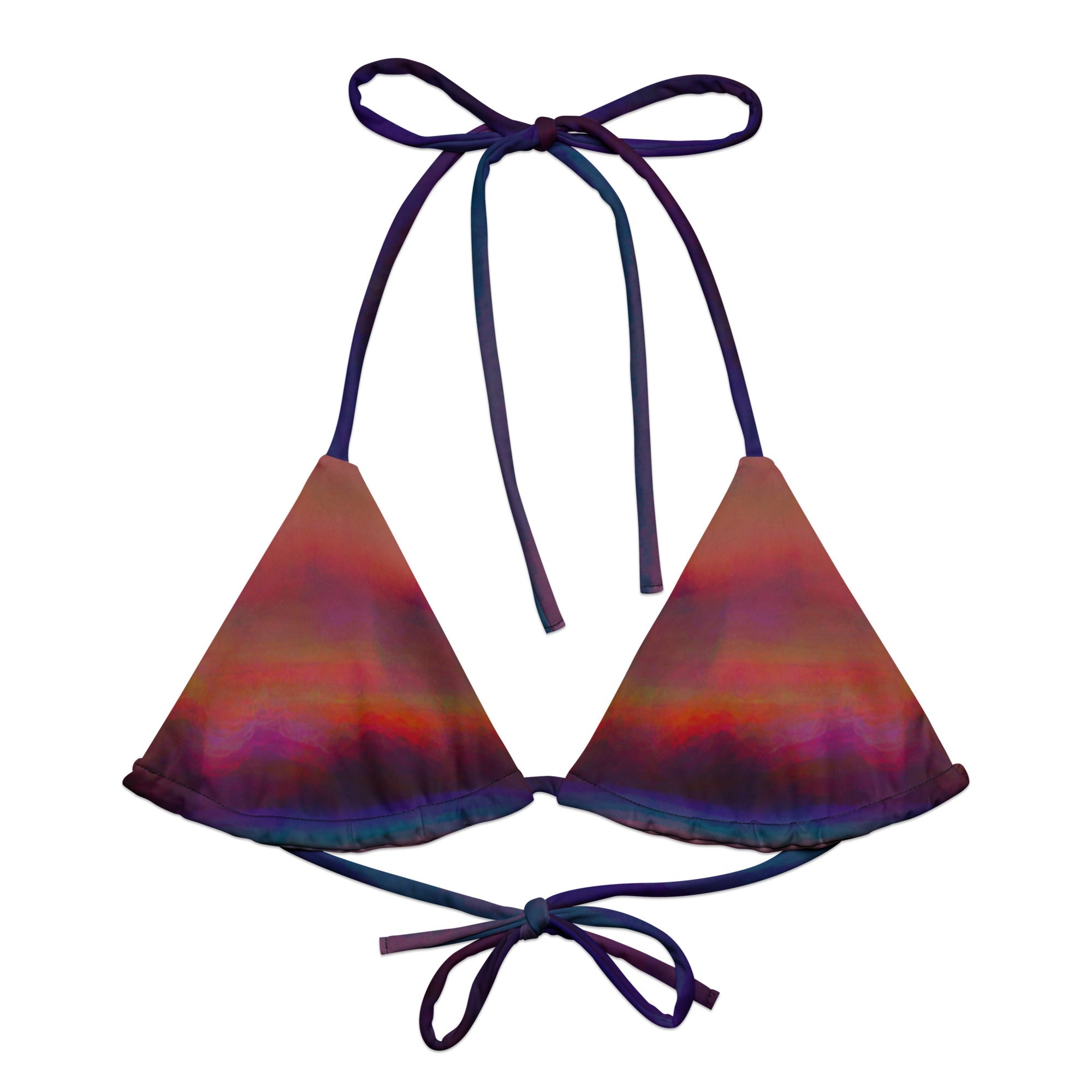 Triangel - Bikini Oberteil | Aurora Twilight – Recycelt | Christine Wagner - Bikini - Christine Wagner Studio