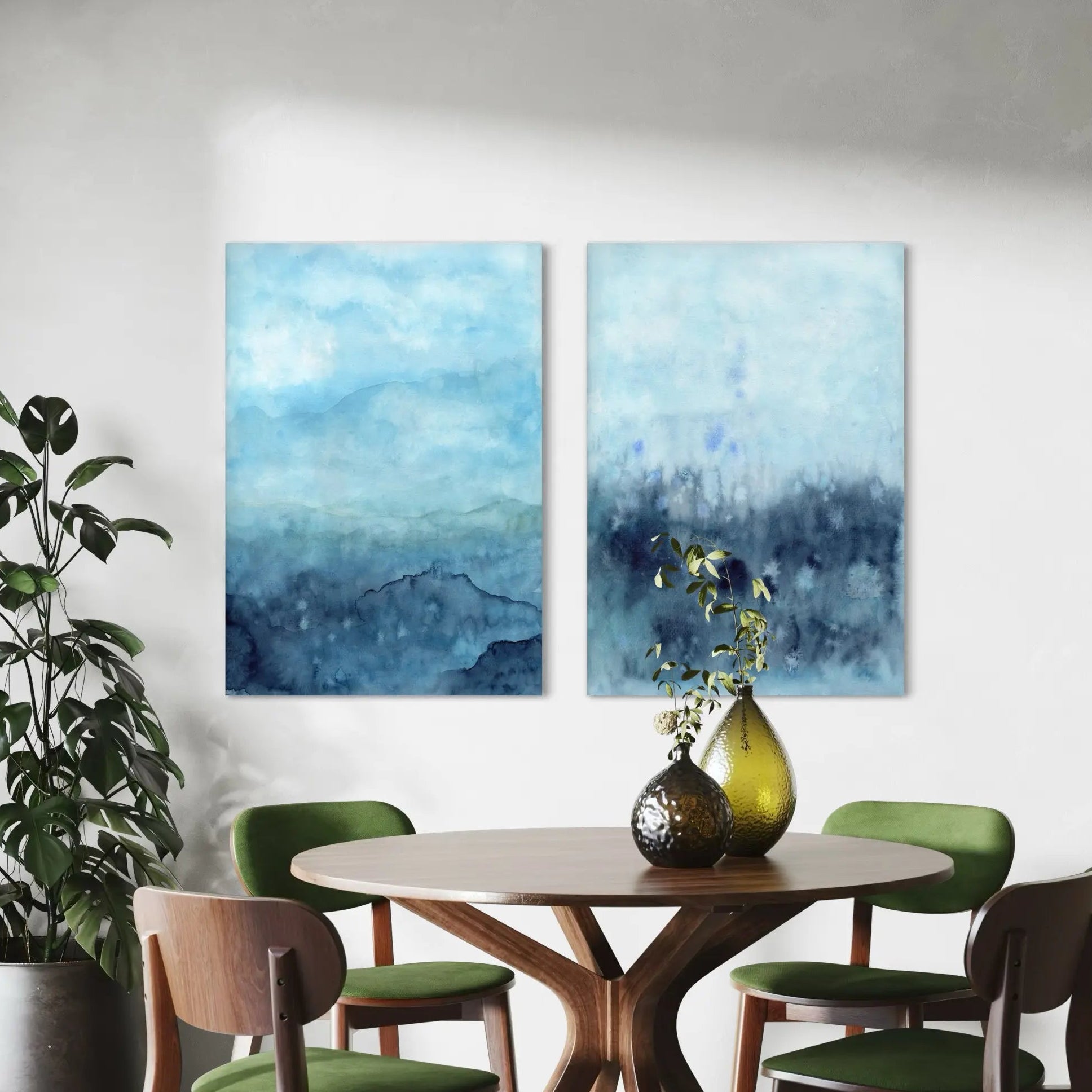 Zen Mind Aquarell | Leinwandbild | Christine Wagner