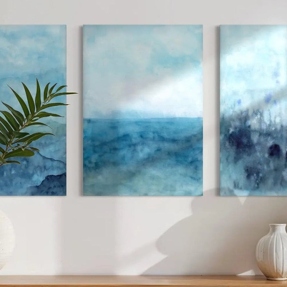 Zen Mind Aquarell | Leinwandbild | Christine Wagner