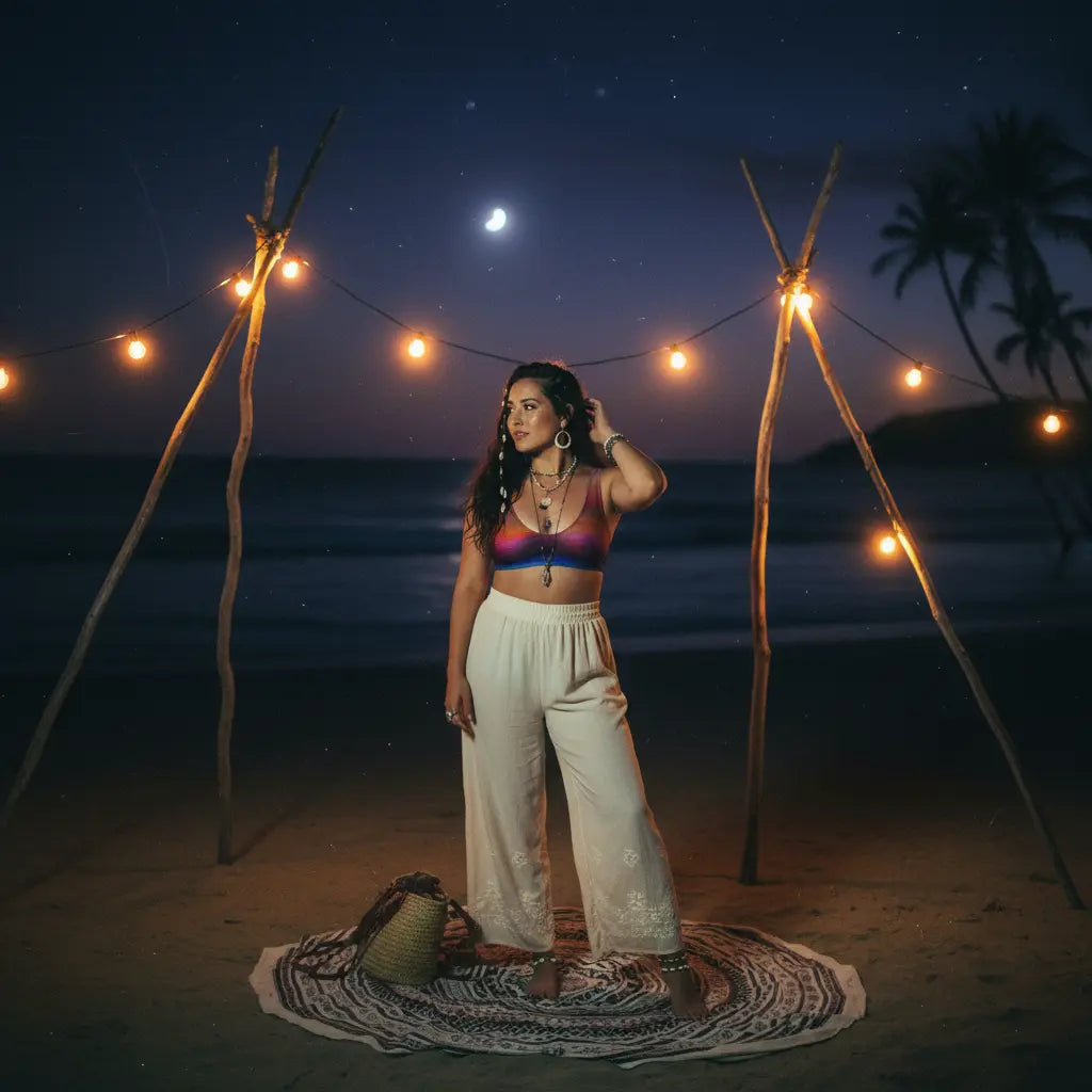 Sporty Bikini-Top | Aurora Twilight – Recycelt | Christine Wagner