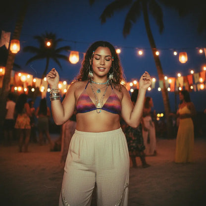 Triangel-Bikini Oberteil | Aurora Twilight – Recycelt | Christine Wagner