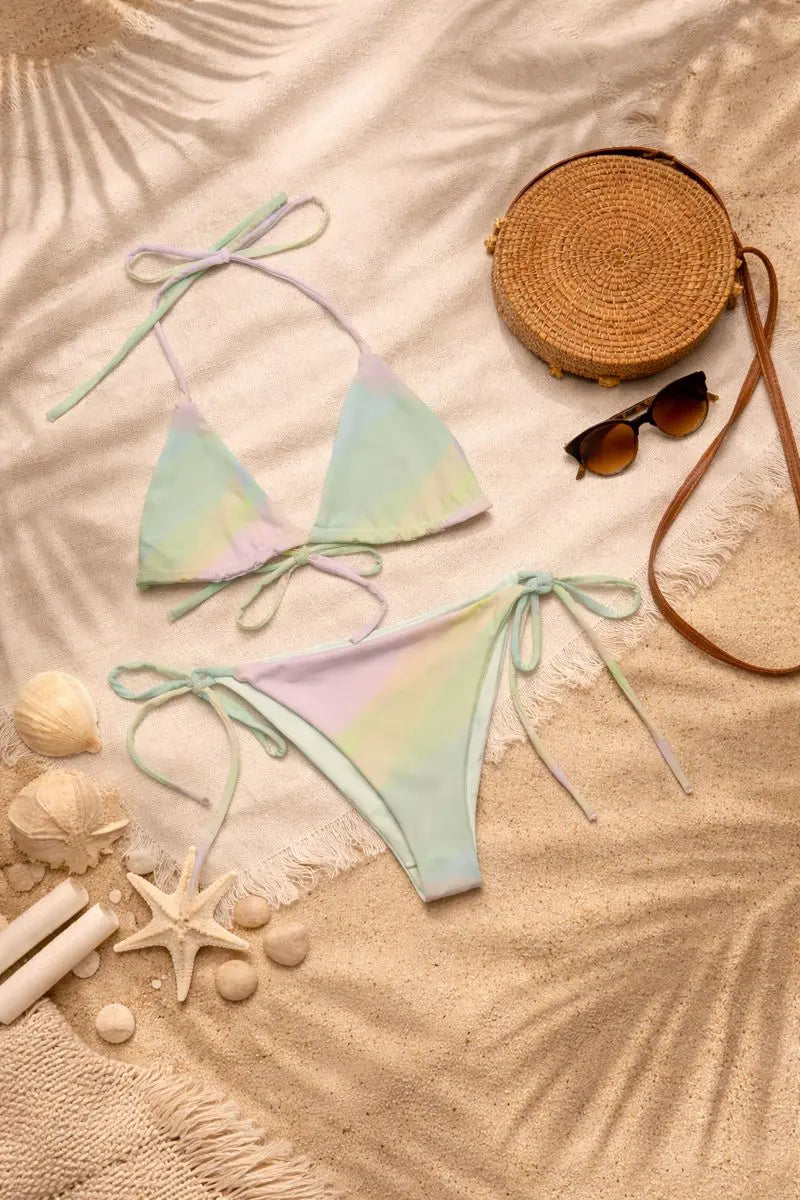 Brazilian-Bikinihose | Electric Pistachio - Recycelt