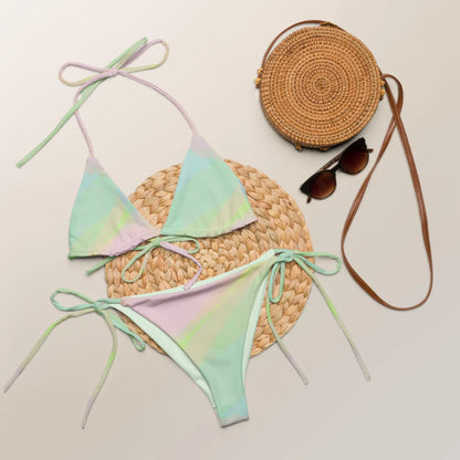Triangel-Bikini Oberteil | Electric Pistachio - Recycelt