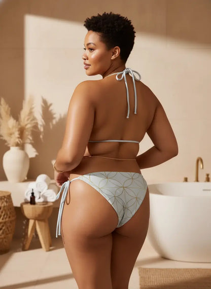 Brazilian-Bikinihose | Golden Matrix - Recycelt - Christine Wagner