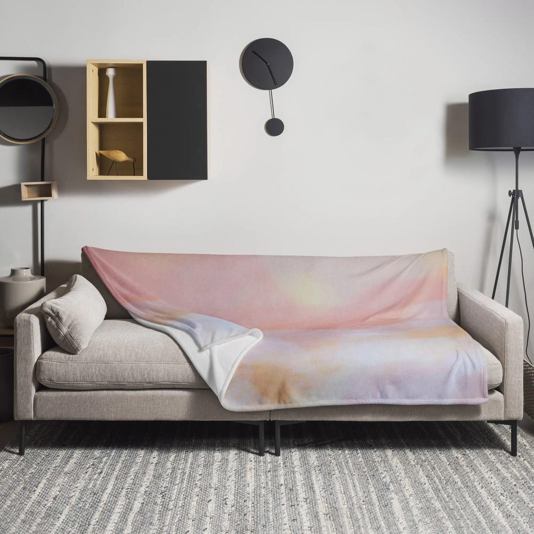 Kuscheldecke | Peach Dreams | Christine Wagner - Christine Wagner