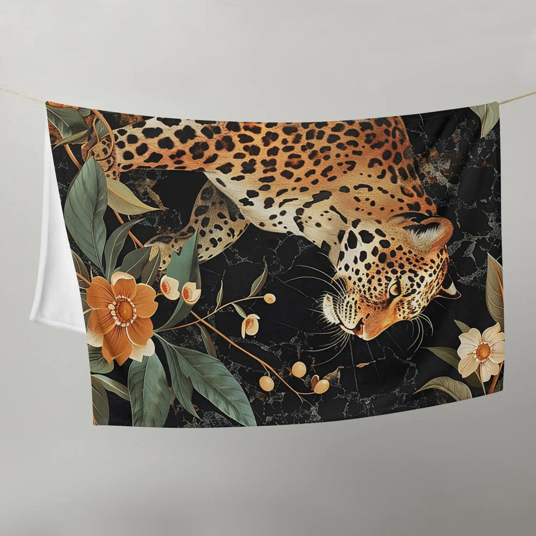 Kuscheldecke | Wild Leopard | Christine Wagner - Christine Wagner