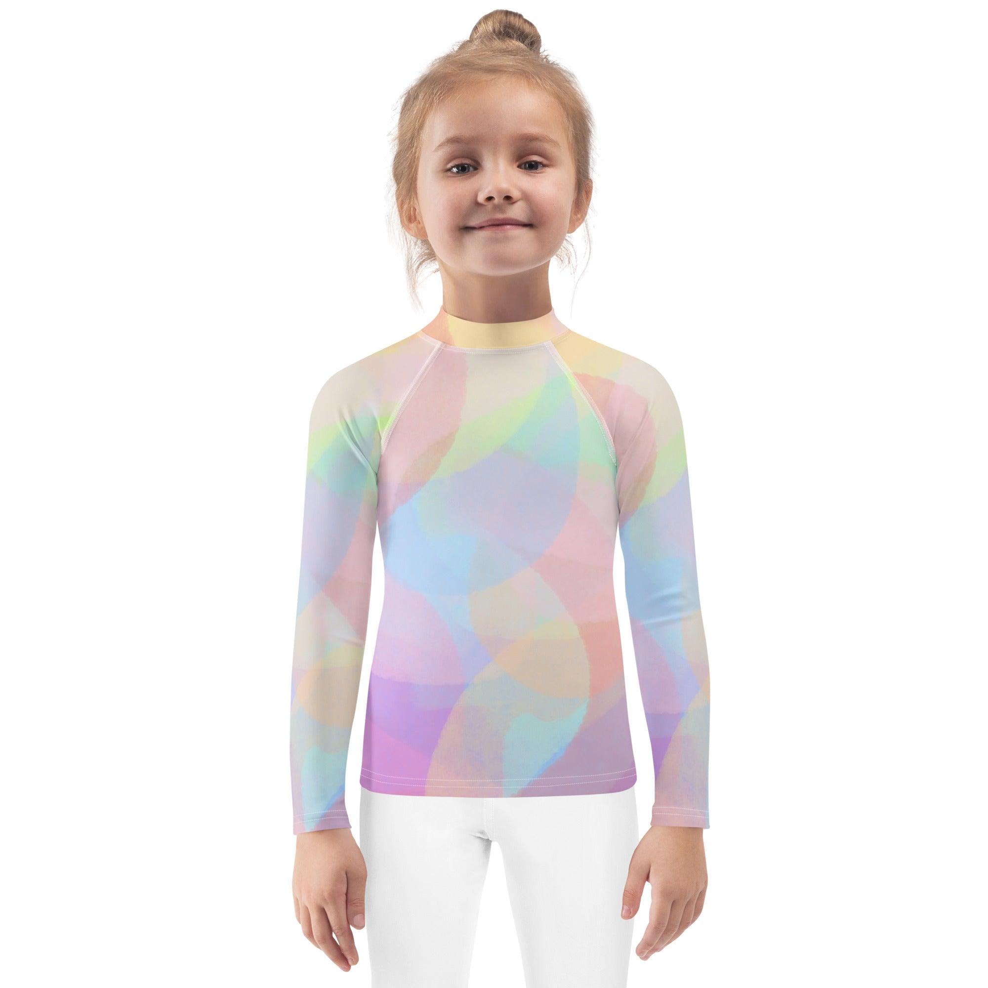 Kinder UV Shirt Langarm | Electric Rainbow - Christine Wagner