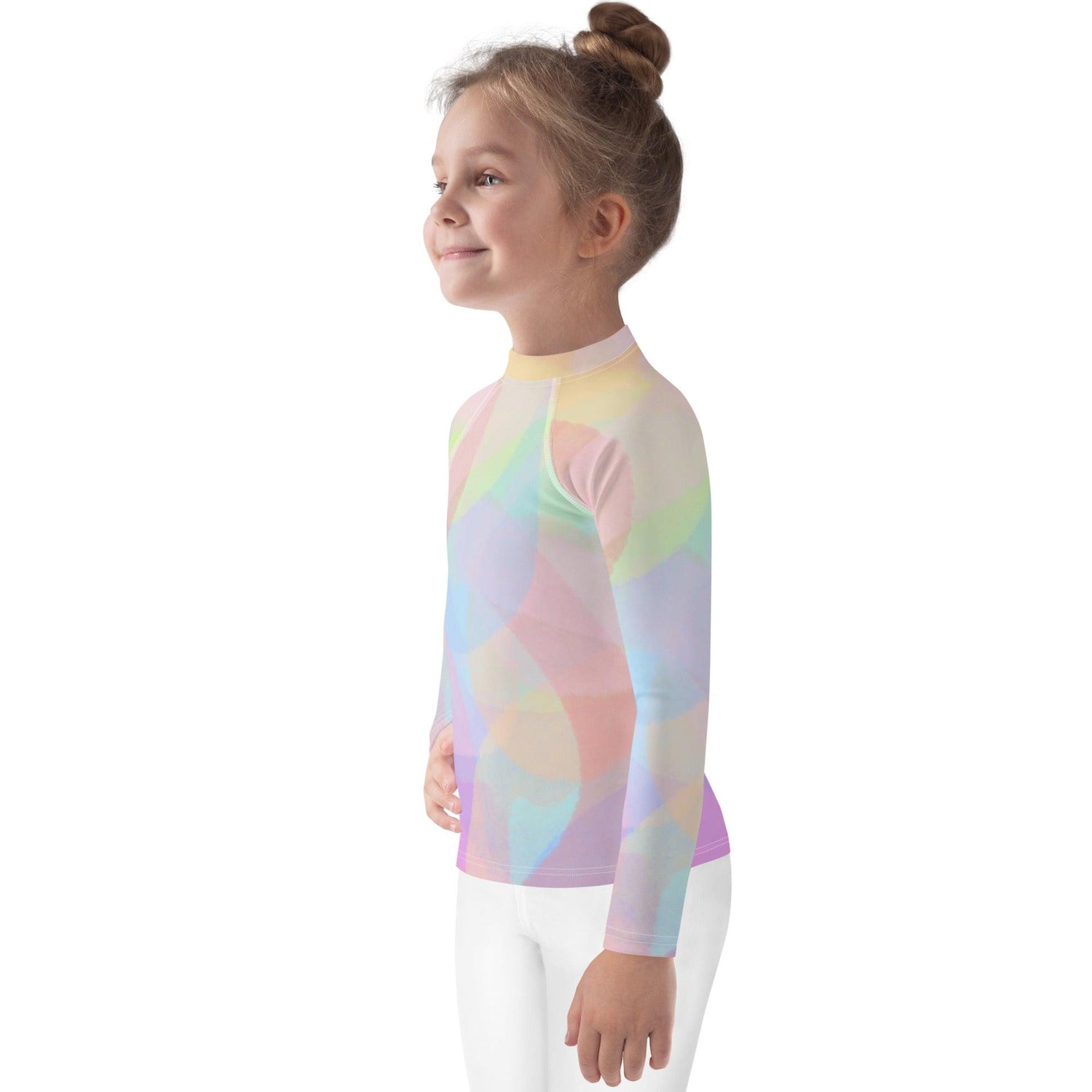 Kinder UV Shirt Langarm | Electric Rainbow - Christine Wagner