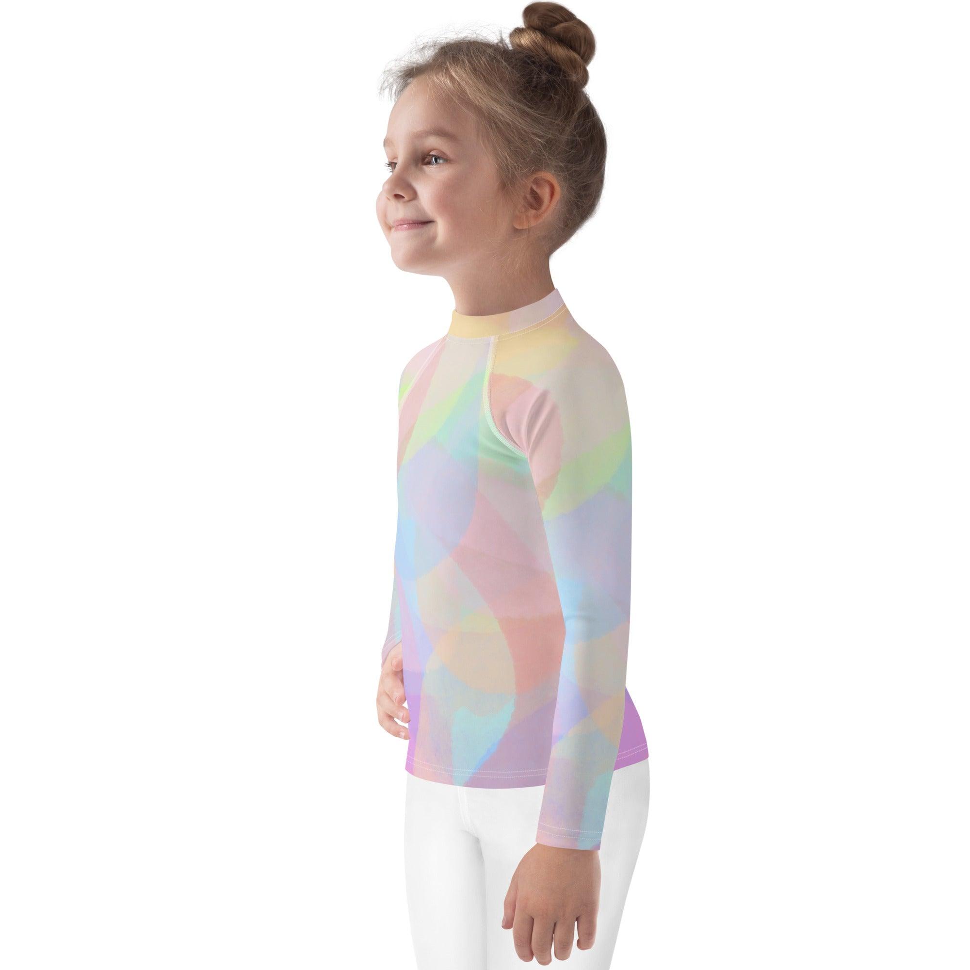 Kinder UV Shirt Langarm | Electric Rainbow - Christine Wagner