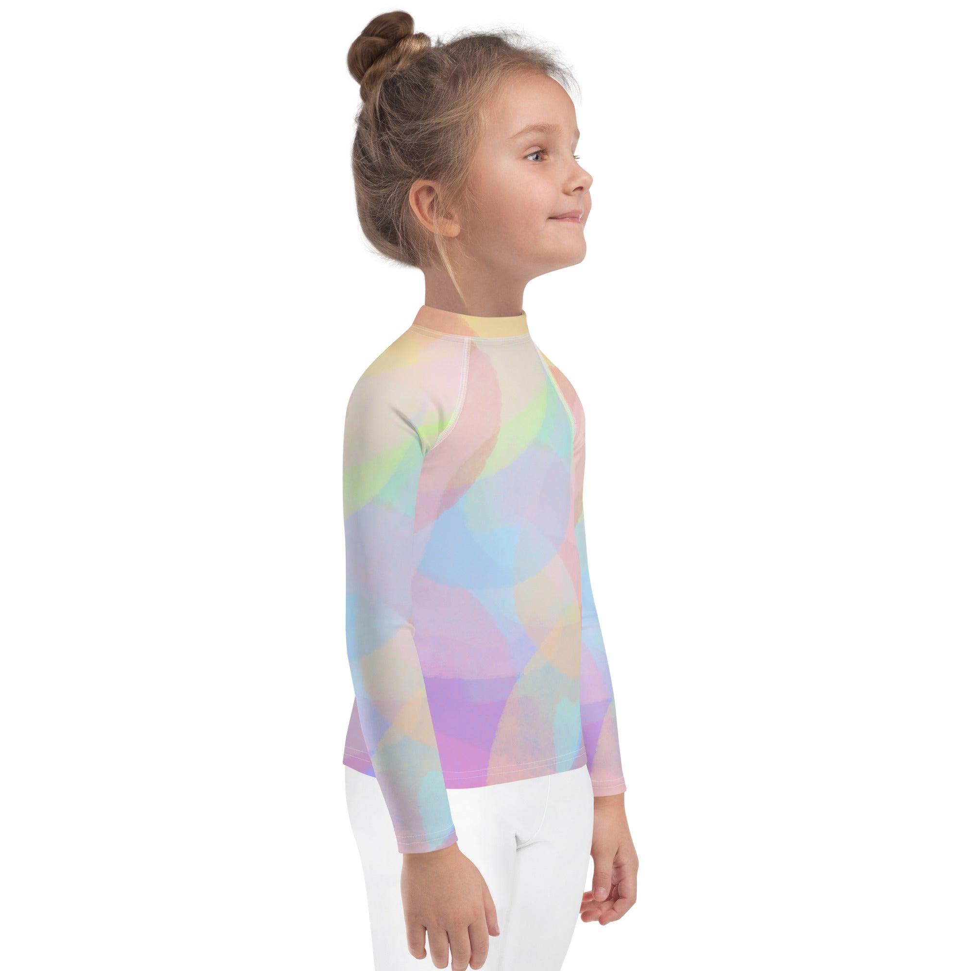 Kinder UV Shirt Langarm | Electric Rainbow - Christine Wagner