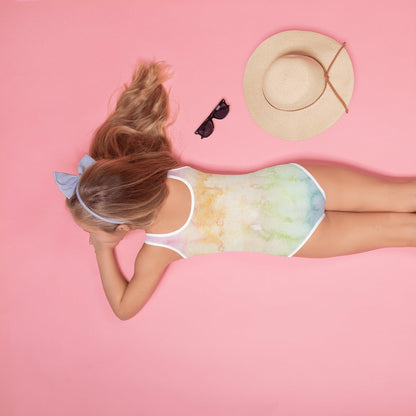 Kinder Badeanzug | Ombré Rainbow - Christine Wagner