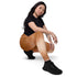 Crossover Leggings mit Taschen | Chai Latte | Recycelt | Christine Wagner - Christine Wagner