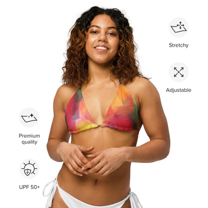 Triangel-Bikini Oberteil | Frühlingsrausch - Recycelt - Christine Wagner