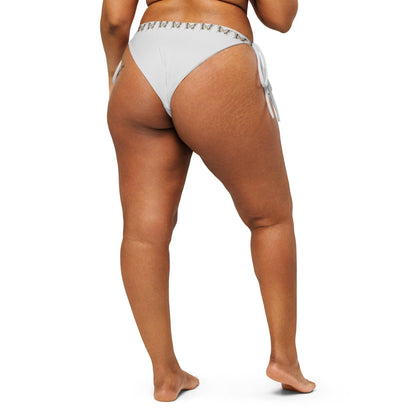 Brazilian-Bikinihose | Vintage Butterfly - Recycelt | Hellgrau - Christine Wagner