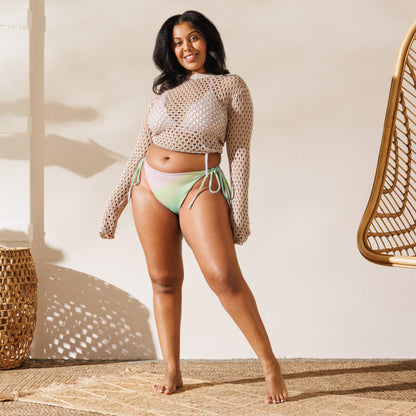 Brazilian-Bikinihose | Electric Pistachio - Recycelt - Christine Wagner