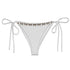 Brazilian-Bikinihose | Vintage Butterfly - Recycelt | Hellgrau - Christine Wagner