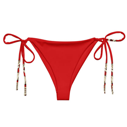 Brazilian-Bikinihose | Vintage Butterfly - Recycelt | Rot - Christine Wagner