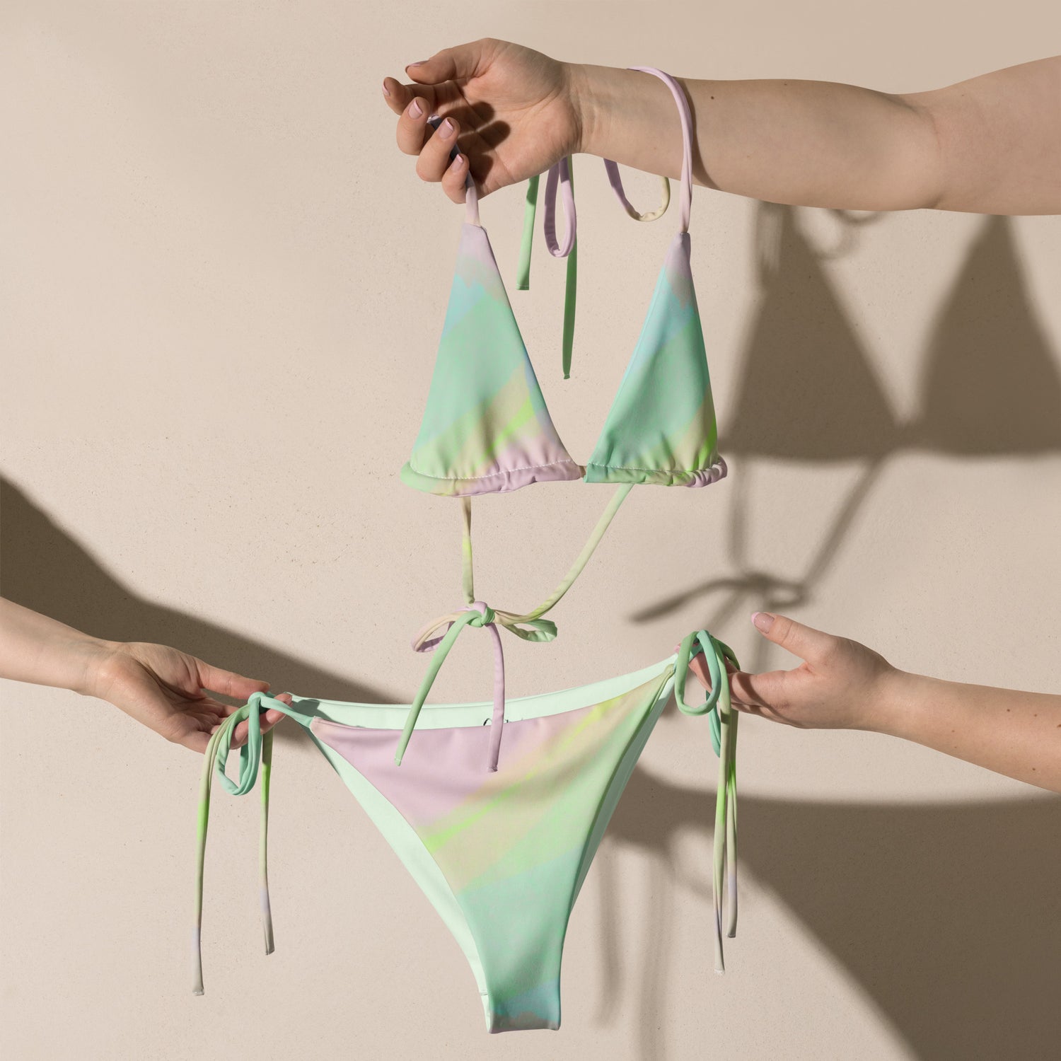 Brazilian-Bikinihose | Electric Pistachio - Recycelt
