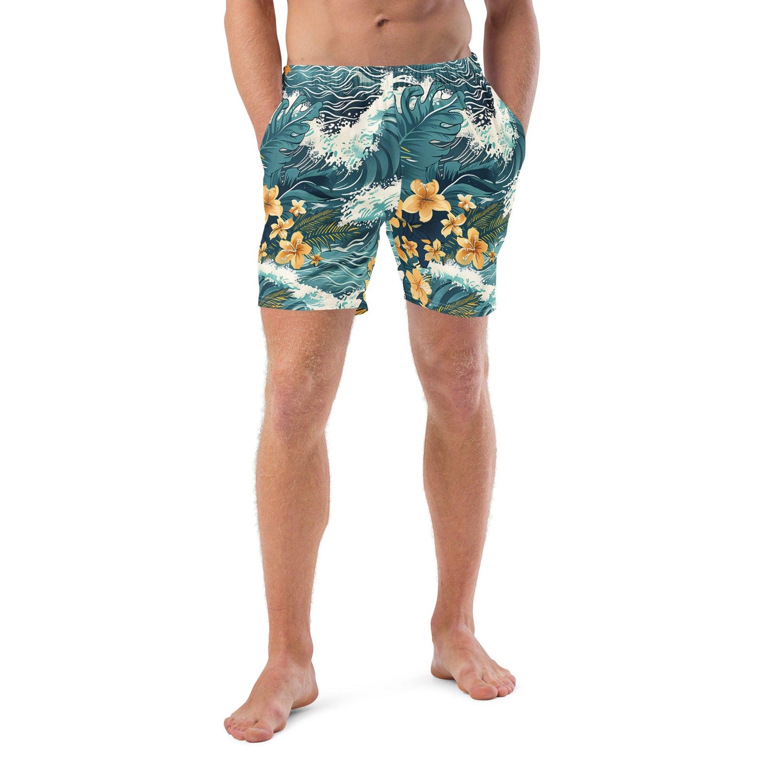 Herren Badeshorts | Island Vibes| Recycelt - Christine Wagner