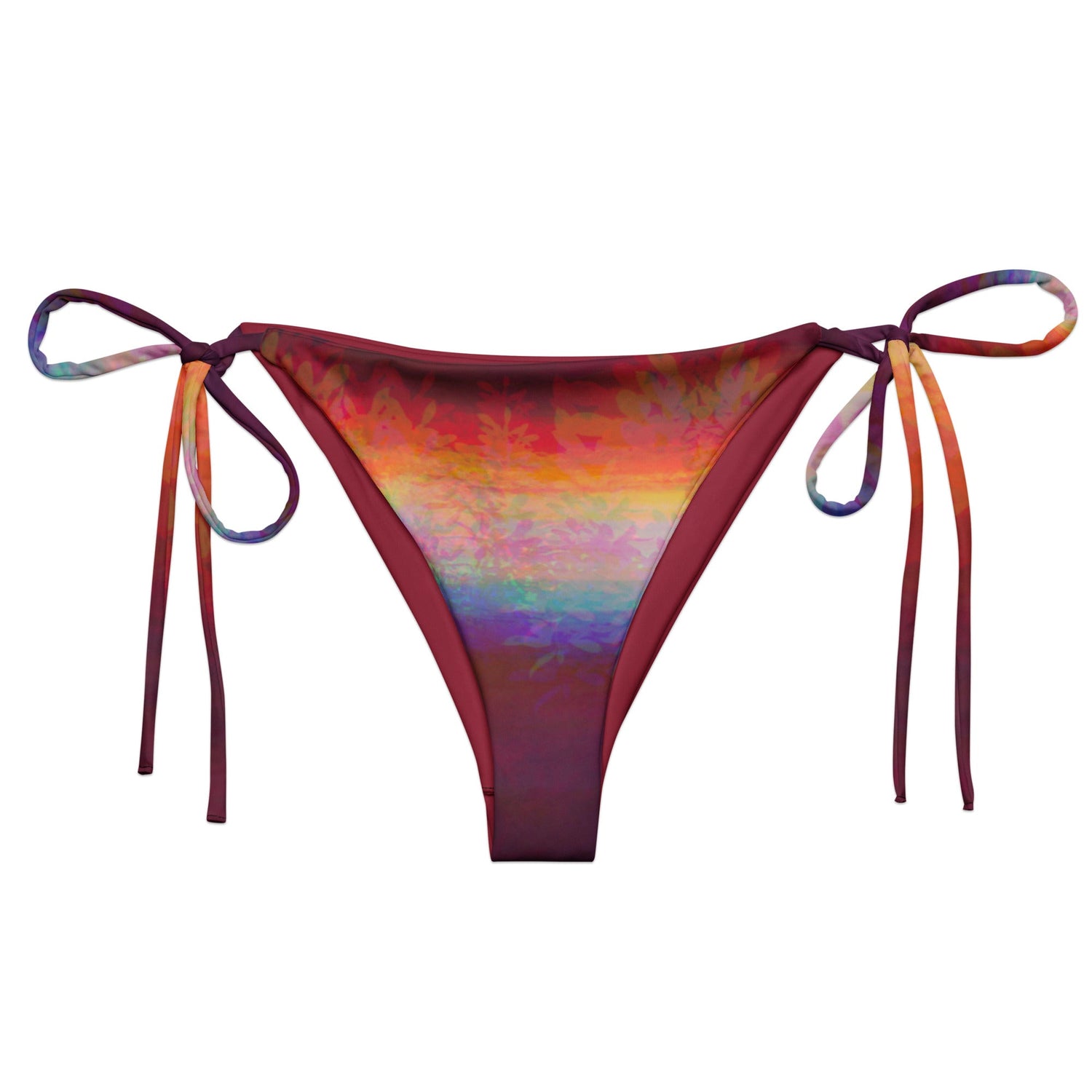 Brazilian - Bikinihose | Aurora Bloom – Recycelt | Christine Wagner - Bikini - Christine Wagner Studio