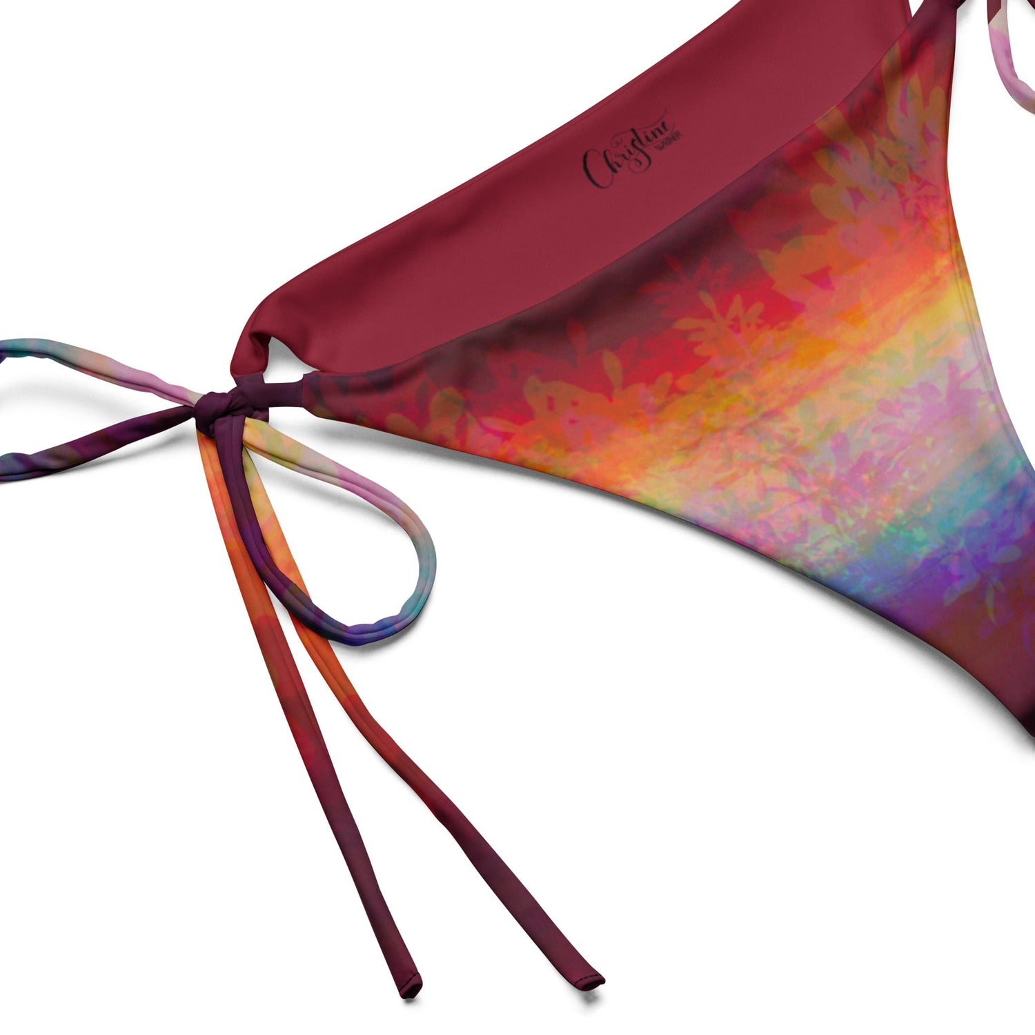 Brazilian - Bikinihose | Aurora Bloom – Recycelt | Christine Wagner - Bikini - Christine Wagner Studio