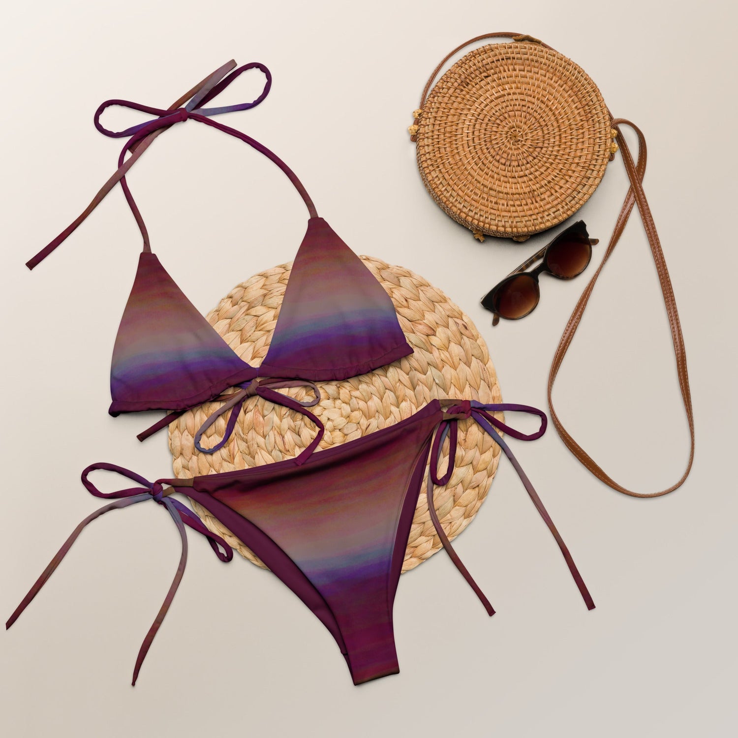 Brazilian - Bikinihose | Aurora Night – Recycelt | Christine Wagner - Bikini - Christine Wagner Studio