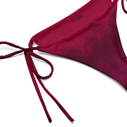 Brazilian - Bikinihose | Berry Bordeaux | Recycelt - Christine Wagner Studio