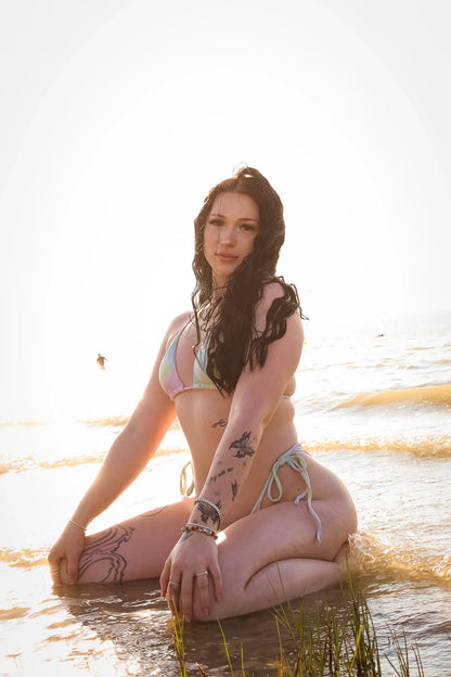 Brazilian - Bikinihose | Electric Pistachio - Recycelt - Bikini - Christine Wagner Studio