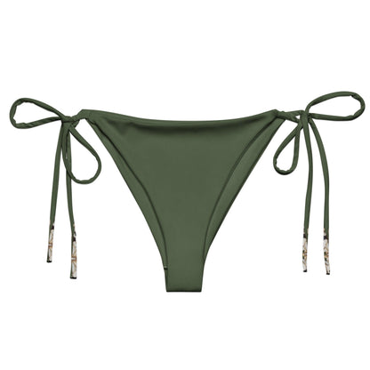 Brazilian - Bikinihose | Vintage Butterfly 1 - Recycelt | Grün - Minimal - Bikini - Christine Wagner Studio